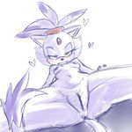  &lt;3 2016 anthro anus areola blaze_the_cat bluechika blush breasts butt cat feline female fur half-closed_eyes looking_at_viewer mammal navel nipples nude open_mouth presenting presenting_pussy purple_fur pussy solo sonic_(series) spread_legs spreading 