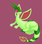  2016 claws dragon female feral flygon hi_res leafysnivy lying nintendo open_mouth pok&eacute;mon red_eyes reptile scalie simple_background tongue video_games vore 