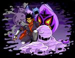  arbok artist_request black_hair golbat kyou_(pokemon) muk ninja pokemon weezing 