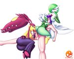  anus balls big_breasts breasts butt erection female gardevoir green_eyes green_hair group group_sex hair human interspecies male male/female mammal mawile nintendo nude oral penis pok&eacute;mon pok&eacute;philia purple_eyes purple_hair pussy pussy_juice red_eyes reit roserade sex tongue tongue_out video_games voluptuous wide_hips 