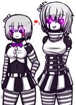  &lt;3 2016 clothed clothing datfurrydude female five_nights_at_freddy&#039;s five_nights_at_freddy&#039;s_2 five_nights_at_freddy&#039;s_4 hi_res marionette_(fnaf) nightmarionne_(fnaf) not_furry puppet_(fnaf) sharp_teeth simple_background size_difference smile smirk teeth video_games 
