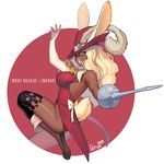  animal_humanoid big_breasts breasts clothed clothing dark_skin female final_fantasy green_eyes hair humanoid lagomorph lilirulu mammal rabbit_humanoid red_mage skimpy square_enix tight_clothing video_games viera weapon white_hair 