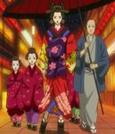  gintama japanese_clothes kimono multiple_girls platform_clogs screencap 