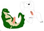  animal_genitalia anthro balls bear cartoon_network crocodile erection genital_slit hands_behind_head humanoid_penis ice_bear male mammal multiple_images musclegut nude opencanvas penis pinup plantigrade polar_bear pose reptile scalie seyrmo sheath signature slit solo we_bare_bears 