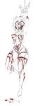  &lt;3 2016 animal_humanoid areola bdsm blood bondage bound breasts bruised cat_humanoid clothing feline female humanoid jrvanesbroek laceration mammal nipples solo 