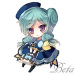  aqua_hair beta_(inazuma_eleven) blush boots character_name chibi coccofyze full_body heart inazuma_eleven_(series) inazuma_eleven_go inazuma_eleven_go_chrono_stone long_hair md5_mismatch no_pupils purple_eyes simple_background solo white_background 