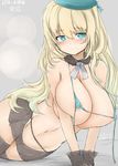  atago_(kantai_collection) blonde_hair blue_eyes kantai_collection okiraku_nikku tagme 