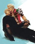  basch_fon_ronsenburg blonde_hair elek_yoshikawa final_fantasy final_fantasy_xii gabranth_(ff12) male_focus multiple_boys short_hair 