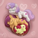  apple_bloom_(mlp) cmc friendship_is_magic hyper hyper_pregnancy looking_at_viewer matryoshka matryoshka_doll my_little_pony nested_pregnancy pregnant scootaloo_(mlp) smudge_proof sweetie_belle_(mlp) umblical_cord 