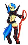  anthro booponies clothing equine fan_character friendship_is_magic horse legwear mammal my_little_pony pony ryoku_matoi silvia_windmane skirt stockings 