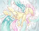  2016 bound cum cum_in_mouth cum_inside cutie_mark equine eyes_closed fearingfun female feral fluttershy_(mlp) friendship_is_magic hair long_hair mammal my_little_pony oral pegasus pink_hair restrained solo tentacles wings 