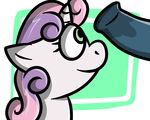  animal_genitalia animal_penis cutie_mark_crusaders_(mlp) disembodied_penis duo equine equine_penis female friendship_is_magic fur horn horse male mammal my_little_pony penis pokehidden pony sweetie_belle_(mlp) unicorn white_fur wide_eyed 