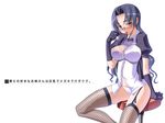  copyright_request elbow_gloves fishnets glasses gloves naughty_face panties sakuya_tsuitachi solo thighhighs underwear wallpaper wet wet_clothes 