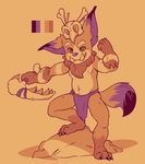  action_pose barefoot clothed clothing color_swatch flexing front_view gnar_(lol) holding_object holding_weapon league_of_legends loincloth looking_at_viewer male mammal navel nipples restricted_palette skull solo step_pose tonio_(artist) topless tusks video_games weapon yordle 