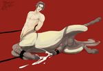  animal_genitalia animal_penis arms_tied balls bdsm bondage bound centaur ctrl_alt_spiff ctrl_alt_yiff cum cumshot equine equine_penis equine_taur erection mammal nude orgasm penis rope simple_background solo stimulation taur 