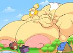  animal_crossing big_breasts big_butt breast_expansion breasts butt canine dog female growth huge_breasts huge_butt hyper hyper_breasts isabelle isabelle_(animal_crossing) jaeh mammal nintendo video_games 