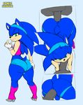  2016 anal anal_penetration anthro anus balls clothed clothing crossdressing erection fellatio girly hedgehog hi_res male male/male mammal oral penetration penis sex sonic_(series) sonic_the_hedgehog sonicharinezumi thecon 