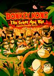 ape april_fools barrel beard cane cover cover_page cranky_kong diddy_kong donkey_kong donkey_kong_(series) doujin_cover facial_hair fake_cover fedora frown glasses grass hat king_k._rool no_humans palm_tree rectangular_glasses setz sharp_teeth teeth tree when_you_see_it 