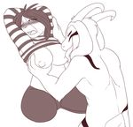  asriel_dreemurr big_breasts breast_grab breast_suck breasts bubble_kitten17 caprine chara_(undertale) duo female goat hand_on_breast hi_res human interspecies licking male male/female mammal nipples protagonist_(undertale) sucking tongue tongue_out undertale video_games 
