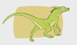  2016 dragon feral green_scales male reptile scales scalie side_view solo tuke 