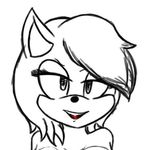  bust_(disambiguation) canine emo_hair fan_character female fox hedgehog invalid_tag jynx_hedgefox mammal simple simple_backround sketch smile solo 