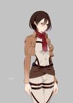  maorzshu mikasa_ackerman shingeki_no_kyojin tagme uniform 