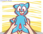 anal cartoon_network cat cub cum cum_on_penis cute duo feline gumball_watterson human male male/male mammal penis pokefound pubes smile tapering_penis the_amazing_world_of_gumball young 