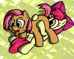  apple_bloom_(mlp) babs_seed_(mlp) clitoris cousin cub duo equine female female/female friendship_is_magic hair horse incest mammal my_little_pony orange_eyes pink_hair pokefound pony pussy red_hair yellow_eyes young 