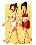  2girls avatar:_the_last_airbender azula bikini breasts iahfy multiple_girls ty_lee 