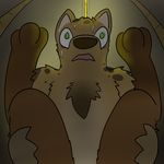  2016 aliasing anthro canine digital_media_(artwork) duo female fur gnoll hyena male male/female mammal nude open_mouth sex simple_background trout_(artist) 