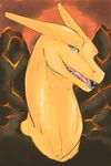  charizard dragon havoc_lustfang kallus lava male nintendo pok&eacute;mon portrait video_games volcano 