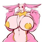  anthro averyshadydolphin big_breasts big_nipples breasts digimon female hi_res huge_breasts looking_at_viewer nipples 