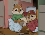  alvin_and_the_chipmunks alvin_seville anthro anus balls blue_eyes brothers brown_fur chipmunk cub cum duo erection fur hi_res lando male male/male mammal nude paws penis rodent shy sibling spread_legs spreading subject2host_(artist) tagme theodore_seville young 