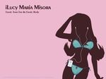  bikini digital_media_player highres ipod ipod_ad kagawa_tomonobu lucy_maria_misora monochrome silhouette solo swimsuit to_heart_2 wallpaper 