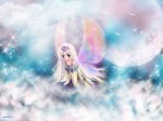  butterfly_wings long_hair moon multicolored multicolored_wings nishiwaki_yuuri original purple_eyes solo very_long_hair wallpaper white_hair wings 