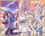  :d ai_(aria) aika_granzchesta akira_ferrari alice_carroll alicia_florence amano_kozue animal aria aria_pokoteng athena_glory beret blonde_hair boat braid bridge building capelet cat cloud cloudy_sky dress dutch_angle evening gondola green_hair hair_over_shoulder hat house ladder mizunashi_akari multiple_girls open_mouth orange_sky pink_hair short_hair short_hair_with_long_locks sidelocks single_braid sky smile split_screen staff stairs sunset uniform wallpaper water watercraft waving window 