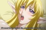  animated animated_gif blonde_hair blush breasts elf elf_hime_nina large_breasts long_hair moaning nina_asuraato_uinviria nipples nude pointy_ears purple_eyes 