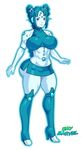  big_breasts big_butt blue_hair breasts bubble_butt butt clothed clothing female hair huge_butt jay-marvel jenny_wakeman machine miniskirt my_life_as_a_teenage_robot nickelodeon not_furry robot skimpy skirt thick_thighs 