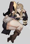  alternate_costume ass blonde_hair breasts circlet cleavage fire_emblem fire_emblem_if highres lantern large_breasts looking_at_viewer ophelia_(fire_emblem_if) solo splashbrush witch 