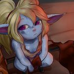  clothed clothing female hammer hi_res humanoid league_of_legends poppy_(lol) solo tools video_games yordle 