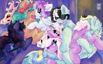  2016 69_position absurd_res anal anatomically_correct animal_genitalia animal_penis antlers anus balls bat_pony bedroom butt clitoris cum cunnilingus curtains cutie_mark digital_media_(artwork) ear_piercing earth_pony eating_ass equine equine_penis erection eyes_closed eyewear fan_character fellatio female female/female feral flower flower_crown french_kissing friendship_is_magic fur glasses group group_sex hair hi_res horn horse iroxykun kissing licking licking_anus lying male male/female male/male mammal multicolored_hair my_little_pony naking_out nude open_mouth oral penis piercing plant pony pussy pussy_juice rimming saliva sex sixty_nine sixway skull smile songs spread_legs spreading tail_mouth tongue tongue_out vaginal white_fur wings 