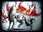  amaterasu canine capcom definisher deity fire fur mammal markings tagme video_games white_fur wolf ōkami 
