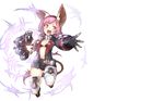  breasts cleavage foxgirl ganesagi granblue_fantasy pink_eyes pink_hair 