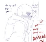  blush bone brothers comic english_text fontcest incest male male/male masturbation monster papyrus_(undertale) sans_(undertale) sex sibling skeleton text underfell undertale video_games 