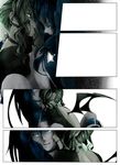  aconitea black_rock_shooter black_rock_shooter_(character) dead_master multiple_girls yuri 