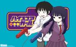  gun high_score_girl seifuku tagme wallpaper 