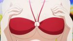  animated animated_gif bikini da_capo da_capo_iii halterneck hinomoto_aoi o-ring o-ring_top red_bikini solo swimsuit 