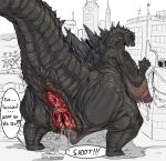  big_breasts breasts dripping_pussy dryadex female godzilla godzilla_(series) kaiju lizard milk monster reptile scalie wet 