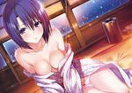  areola crease fixme no_bra open_shirt pantsu panty_pull possible_duplicate tagme to_love_ru to_love_ru_darkness yukata 