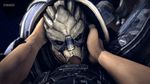  3d alien animated animated_gif bara erection fellatio garrus_vakarian interspecies male_focus mass_effect monster multiple_boys penis pov source_filmmaker sucking turian yaoi 